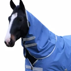 Couvertures Poneys|Couvertures Et Chemises*Equithème - Couvre-cou Tyrex 600D Recyclé 150g Bleu