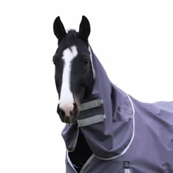 Hot - Couvre-cou Tyrex 1200D Recyclé taupe 150g Couvertures Poneys|Couvertures Et Chemises