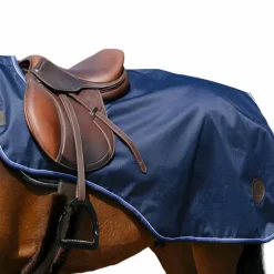 Couvre-Reins Poneys*Equithème - Couvre-reins Classic 1200D imperméable/ polaire 0g Marine