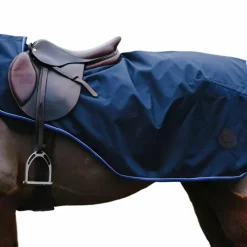 Couvre-Reins Poneys*Equithème - Couvre-reins Classic 1200D imperméable/ polaire 0g Marine