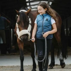 - Doudoune sans manches enfant Lina turquoise Enfant Blousons Et Manteaux