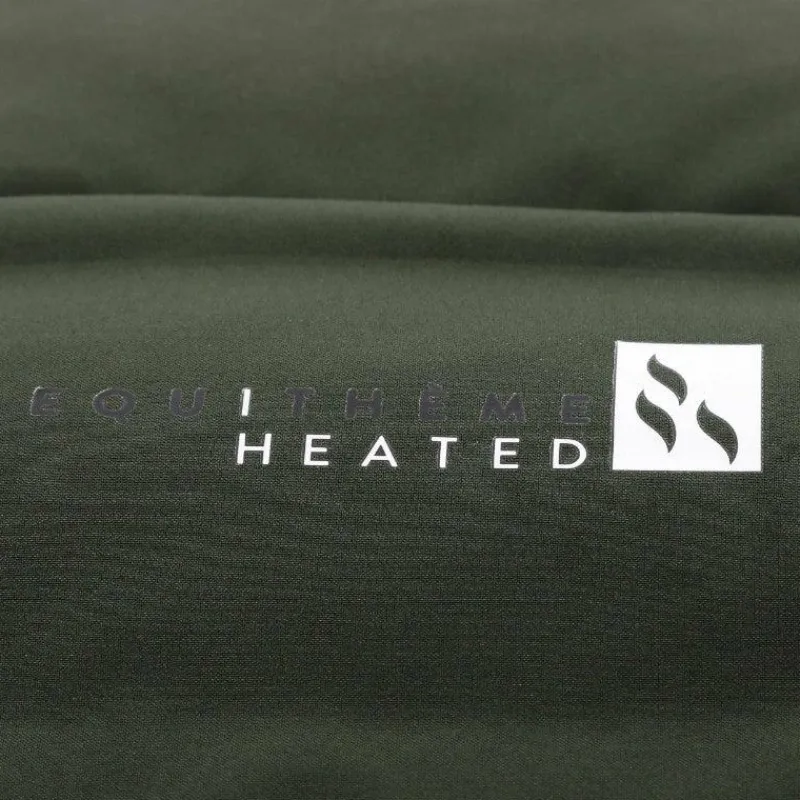 Textile Chauffant*Equithème - Doudoune sans manches chauffante unisexe Sasha kaki Vert