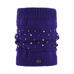 Tours De Cou*Equithème - Echarpe tube Omega Violet