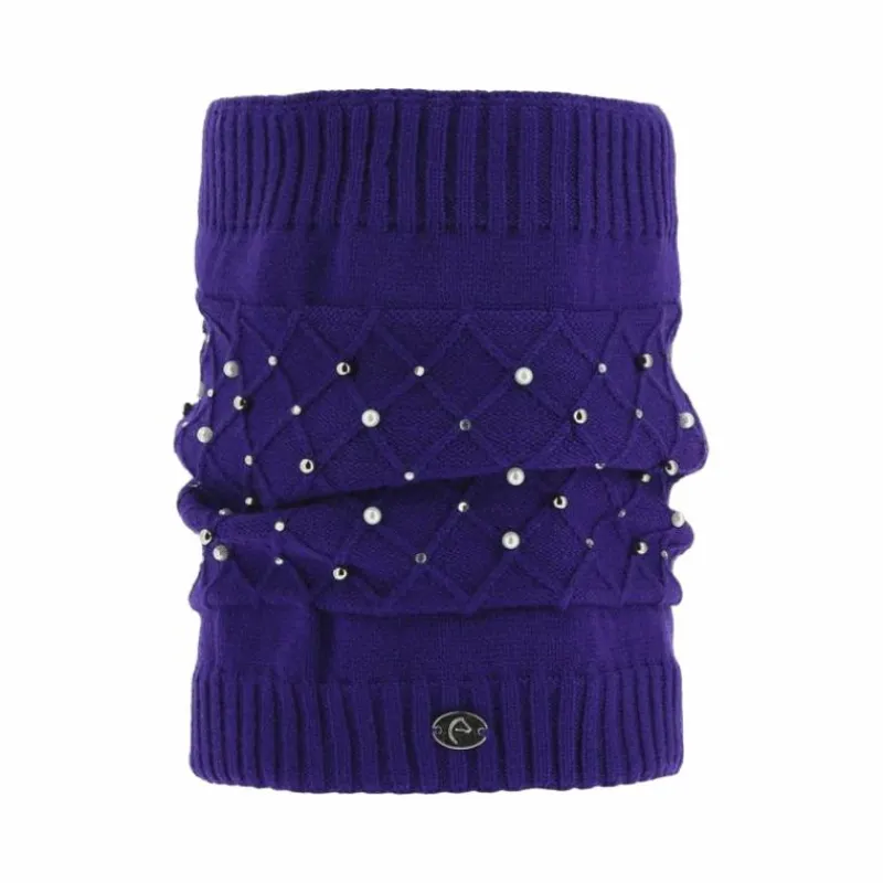 Tours De Cou*Equithème - Echarpe tube Omega Violet