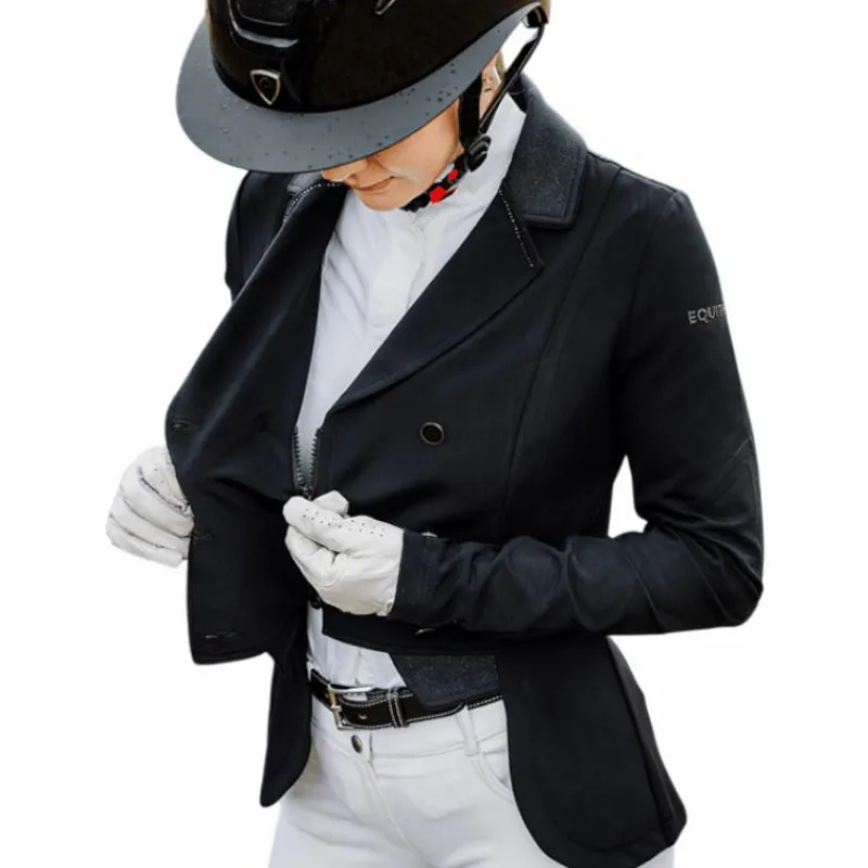 Vestes De Concours*Equithème - Frac de dressage femme Munich Noir