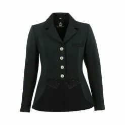 New - Frac de dressage noir Vestes De Concours|Dressage