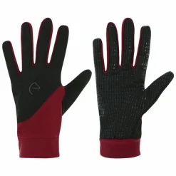 Gants D'Équitation|Gants D'Équitation*Equithème - Gants Knit digital noir/prune