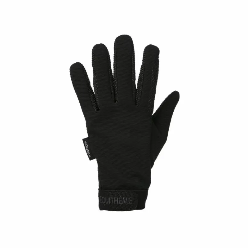 Clearance - Gants Knit noir Enfant Gants D'Équitation|Gants D'Équitation