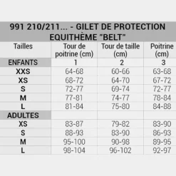 Gilets De Protection|Concours Complet D'Equitation*Equithème - Gilet de protection Belt enfants