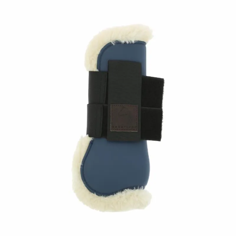 Guêtres Ouvertes Poneys|Guêtres Ouvertes*Equithème - Guêtres Boa x2 Marine