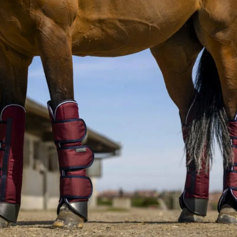 Guêtres De Transport|Guêtres De Transport*Equithème - Guêtres de transport Tyrex 1200D renforcées Bordeaux