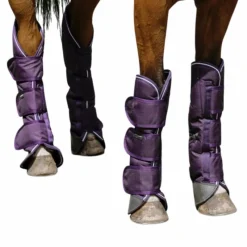 Guêtres De Transport|Guêtres De Transport*Equithème - Guêtres de transport Tyrex 600D prune Violet