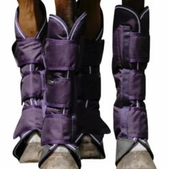 Guêtres De Transport|Guêtres De Transport*Equithème - Guêtres de transport Tyrex 600D prune Violet