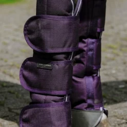 Guêtres De Transport|Guêtres De Transport*Equithème - Guêtres de transport Tyrex 600D prune Violet