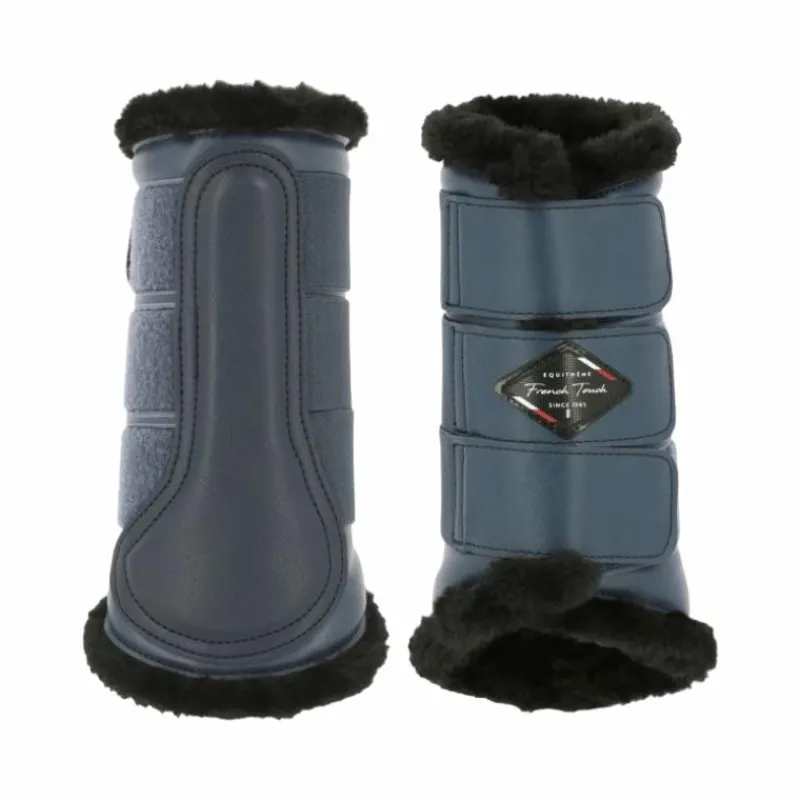 Guêtres Fermées*Equithème - Guêtres fermées French Touch x2 Marine