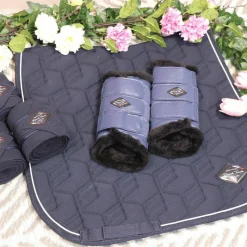 Guêtres Fermées*Equithème - Guêtres fermées French Touch x2 Marine