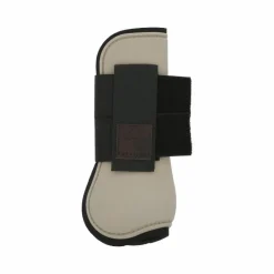 Guêtres Ouvertes Poneys|Guêtres Ouvertes*Equithème - Guêtres protège-tendons taupe x2 Marron