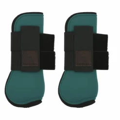 Guêtres Ouvertes Poneys|Guêtres Ouvertes*Equithème - Guêtres protège-tendons canard x2 Bleu