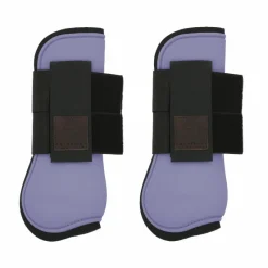 Guêtres Ouvertes Poneys|Guêtres Ouvertes*Equithème - Guêtres protège-tendons lilas x2 Violet