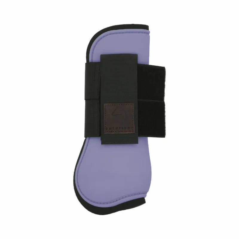 Guêtres Ouvertes Poneys|Guêtres Ouvertes*Equithème - Guêtres protège-tendons lilas x2 Violet