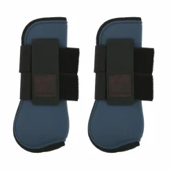 Guêtres Ouvertes Poneys|Guêtres Ouvertes*Equithème - Guêtres protège-tendons x2 Marine