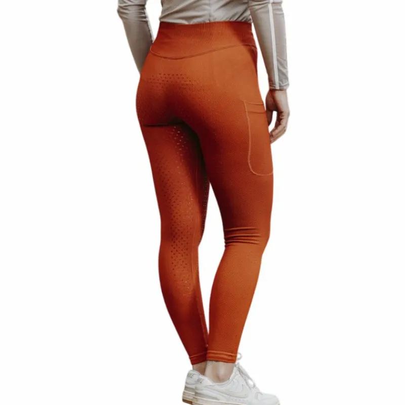 Leggings D'Équitation*Equithème - Legging d'équitation femme Acacia Orange