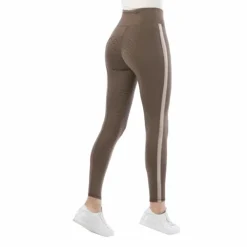 Pantalons D'Équitation*Equithème - Legging d'équitation femme Violette taupe Marron