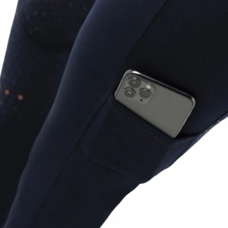 Leggings D'Équitation|Dressage*Equithème - Legging d'équitation femme full grip Lyly Marine