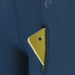 Leggings D'Équitation|Dressage*Equithème - Legging d'équitation femme softshell Dolomyt fond silicone Marine