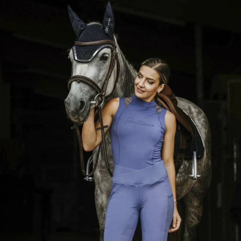 Leggings D'Équitation*Equithème - Legging d'équitation femme Flora Je t'aime Violet