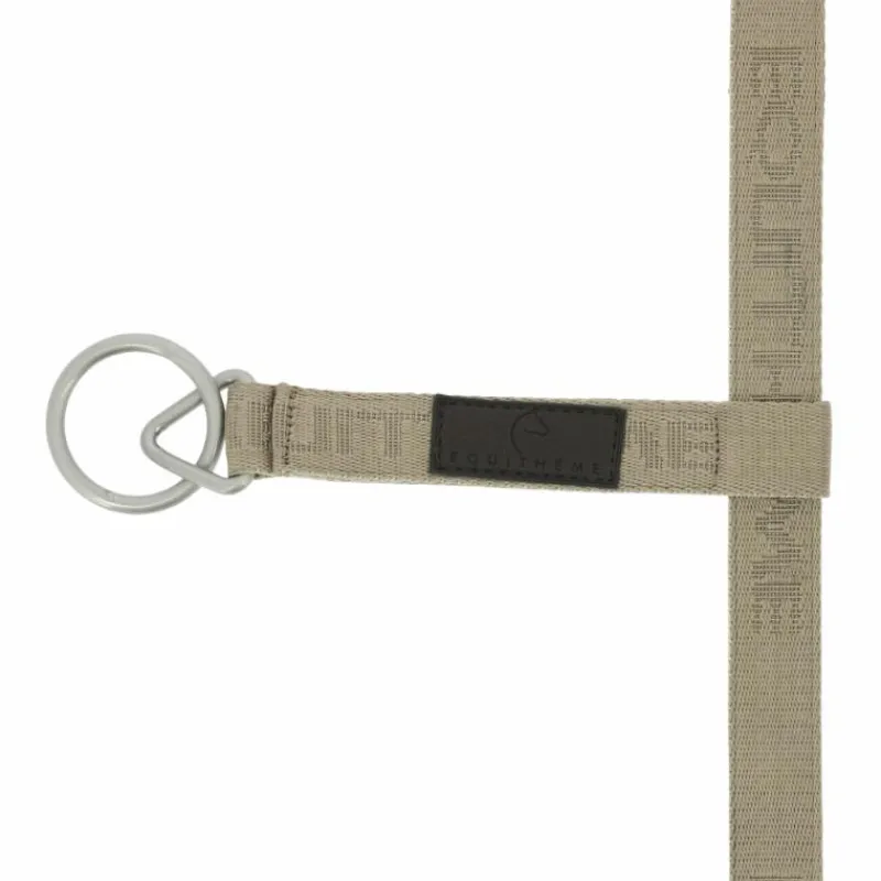 Licols Poneys*Equithème - Licol Nylon Jacquard taupe Marron