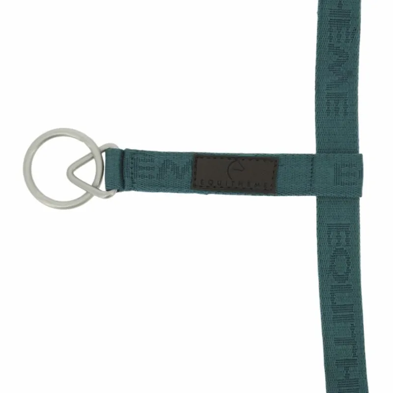 Licols Poneys*Equithème - Licol Nylon Jacquard canard Bleu