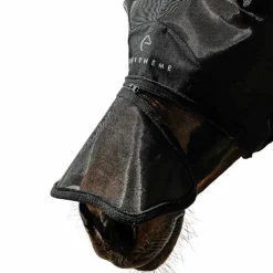 Masques Anti-Mouches Poneys|Masques Anti-Mouches*Equithème - Masque anti-mouches et UV Zipper Noir