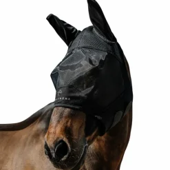 Masques Anti-Mouches Poneys|Masques Anti-Mouches*Equithème - Masque anti-mouches et UV Mesh Noir