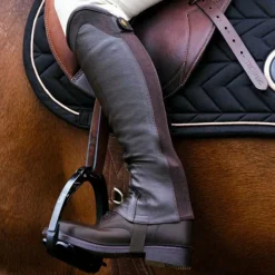 Online - Mini chaps Sparkly brun Mini-Chaps