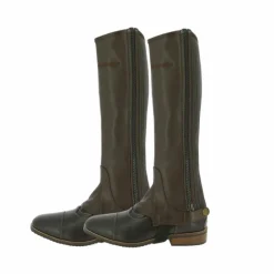 Clearance - Mini-chaps cuir brun Mini-Chaps