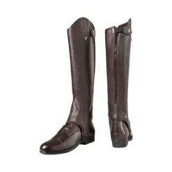 Clearance - Mini-chaps Primera cuir grainé brun Mini-Chaps