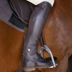 Mini-Chaps*Equithème - Mini-chaps Soft havane