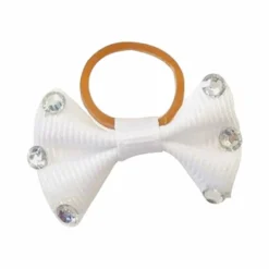 Grooming|Noeuds À Natter*Equithème - Nœuds à natter avec strass transparents blanc