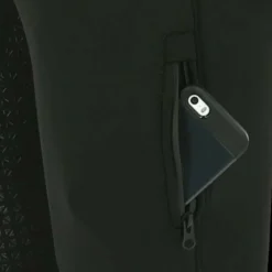 Pantalons D'Équitation|Pantalons D'Équitation*Equithème - Pantalon d'équitation homme Zermatt fond silicone Noir