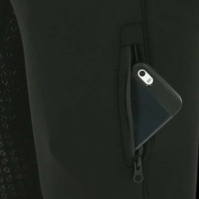 Pantalons D'Équitation|Pantalons D'Équitation*Equithème - Pantalon d'équitation homme Zermatt fond silicone Noir