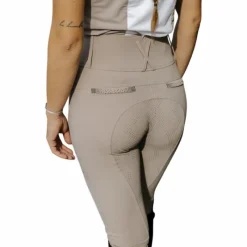 - Pantalon d'équitation femme Queen Je t'aime taupe Pantalons D'Équitation