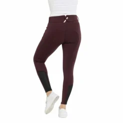 Pantalons D'Équitation*Equithème - Pantalon d'équitation femme Claudine Bordeaux