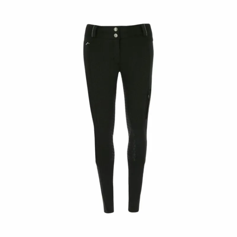 Pantalons D'Équitation|Dressage*Equithème - Pantalon d'équitation femme softshell Kitzbuhl Noir