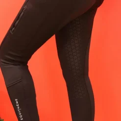 Pantalons D'Équitation|Dressage*Equithème - Pantalon d'équitation femme softshell Kitzbuhl Noir