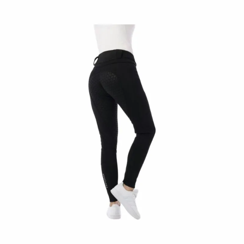 Pantalons D'Équitation|Dressage*Equithème - Pantalon d'équitation femme softshell Kitzbuhl Noir