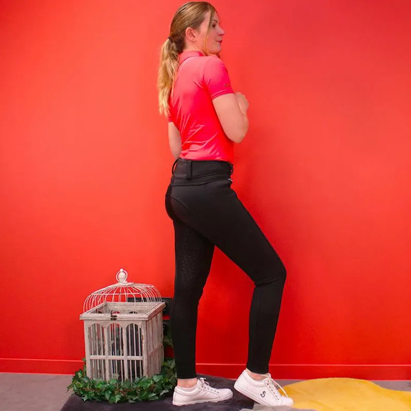 Pantalons D'Équitation|Dressage*Equithème - Pantalon d'équitation femme softshell Kitzbuhl Noir