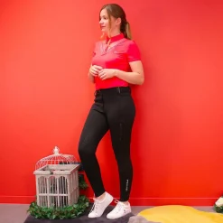 Pantalons D'Équitation|Dressage*Equithème - Pantalon d'équitation femme softshell Kitzbuhl Noir