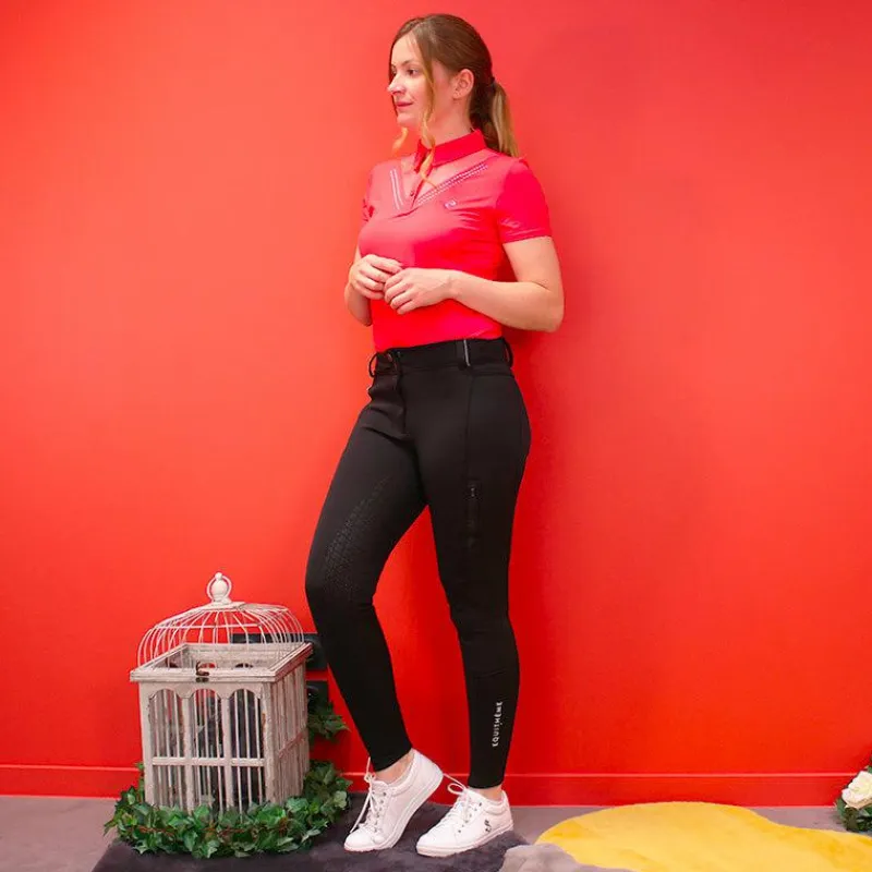 Pantalons D'Équitation|Dressage*Equithème - Pantalon d'équitation femme softshell Kitzbuhl Noir