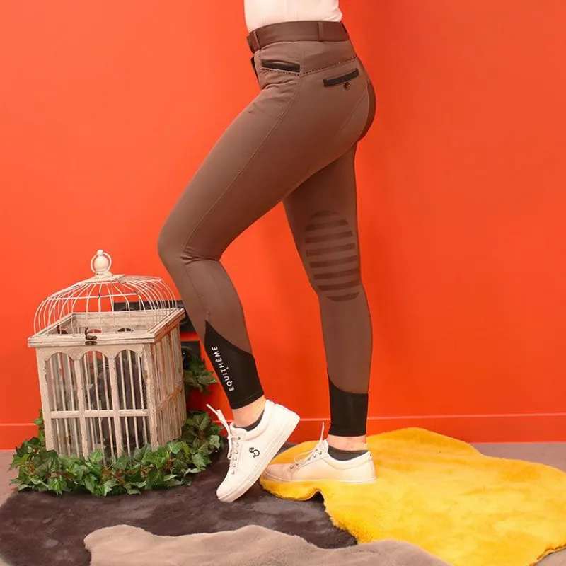 Best - Pantalon d'équitation femme Safir brun/ noir Pantalons D'Équitation